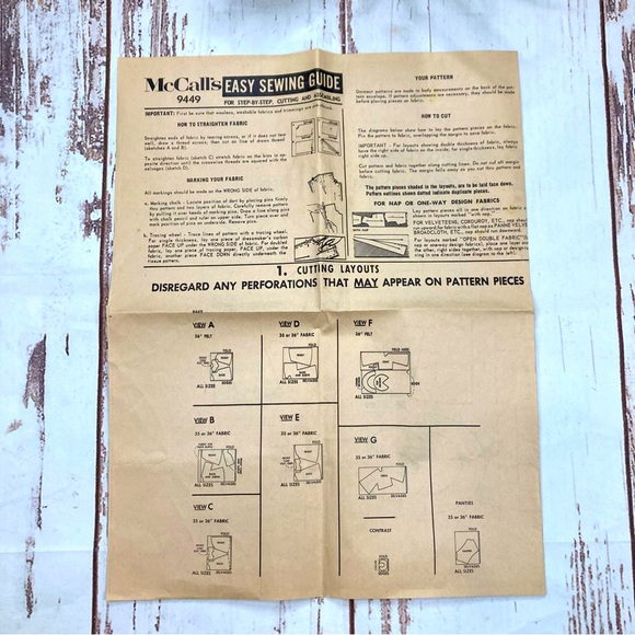 McCall’s #9449 Vintage WARDROBE CHUBBY BABY & TODDLER Dolls Patterns - Picture 7 of 12